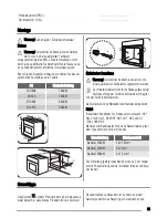 Предварительный просмотр 55 страницы Zanussi ZOU364 User Manual