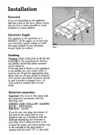 Предварительный просмотр 2 страницы Zanussi ZP1705 - ZP1703 Instructions For Use And Care Manual