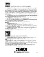 Предварительный просмотр 10 страницы Zanussi ZP1705 - ZP1703 Instructions For Use And Care Manual