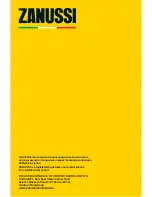 Предварительный просмотр 19 страницы Zanussi ZPA31411AF Important User'S Manual