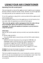 Предварительный просмотр 12 страницы Zanussi ZPAC7001 Manual
