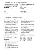 Preview for 21 page of Zanussi ZPB 1260 Instruction Booklet