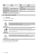 Предварительный просмотр 20 страницы Zanussi ZPCNA4K1 User Manual