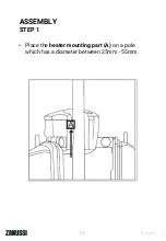 Preview for 10 page of Zanussi ZPPTH1 Manual & Safety Instructions