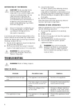 Предварительный просмотр 8 страницы Zanussi ZQA12430DV User Manual