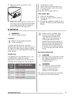 Предварительный просмотр 9 страницы Zanussi ZQA14031DA User Manual