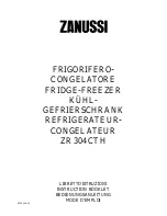 Zanussi ZR 304 CTH Instruction Booklet preview