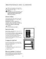 Предварительный просмотр 8 страницы Zanussi ZR 65/1 SI Instruction Booklet