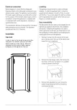 Предварительный просмотр 19 страницы Zanussi ZRA226CWO User Manual