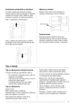 Предварительный просмотр 71 страницы Zanussi ZRA226CWO User Manual