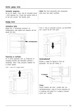 Предварительный просмотр 79 страницы Zanussi ZRA226CWO User Manual