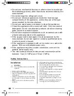 Preview for 14 page of Zanussi ZRA25100WA User Manual