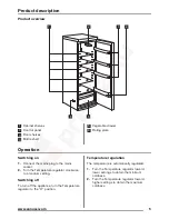 Предварительный просмотр 5 страницы Zanussi ZRA33100WA User Manual