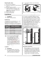 Предварительный просмотр 10 страницы Zanussi ZRA33100WA User Manual