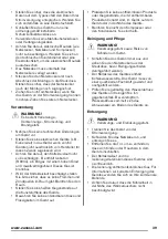 Preview for 39 page of Zanussi ZRA40100XA User Manual