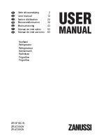 Preview for 1 page of Zanussi ZRA720CW User Manual