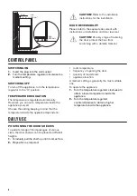 Предварительный просмотр 8 страницы Zanussi ZRAN88FS User Manual