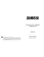 Zanussi ZRB 23O Instruction Book preview