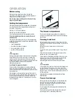 Предварительный просмотр 4 страницы Zanussi ZRB 2825 W User Manual