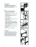 Предварительный просмотр 16 страницы Zanussi ZRB 2825 W User Manual