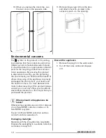 Preview for 12 page of Zanussi ZRB22130WA User Manual