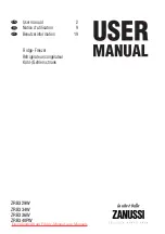 Zanussi ZRB329W User Manual preview