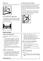 Preview for 49 page of Zanussi ZRB34214XA User Manual