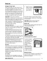 Предварительный просмотр 7 страницы Zanussi ZRB34315WA User Manual