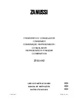 Zanussi ZRB34ND Instruction Book preview