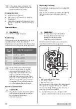 Preview for 12 page of Zanussi ZRB35212WA User Manual