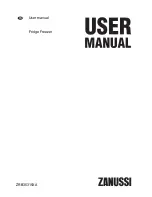 Zanussi ZRB35315XA User Manual preview