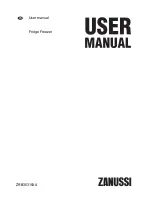 Preview for 1 page of Zanussi ZRB35315XA User Manual