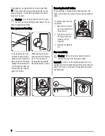 Preview for 8 page of Zanussi ZRB934PW User Manual