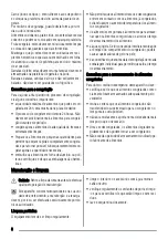 Предварительный просмотр 8 страницы Zanussi ZRB935NW User Manual