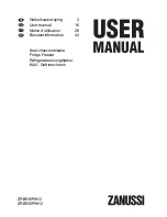 Preview for 1 page of Zanussi ZRB936PXH2 User Manual