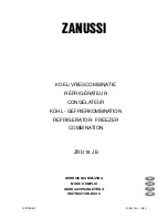 Zanussi ZRD 18 JB Instruction Book предпросмотр