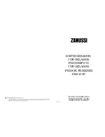 Предварительный просмотр 1 страницы Zanussi ZRD 23 SC Instruction Booklet