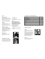 Предварительный просмотр 4 страницы Zanussi ZRD 23 SC Instruction Booklet