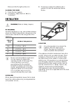 Предварительный просмотр 11 страницы Zanussi ZRG14800WV User Manual