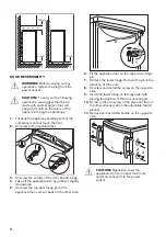 Предварительный просмотр 12 страницы Zanussi ZRG14800WV User Manual