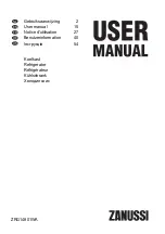 Zanussi ZRG14801WA User Manual предпросмотр