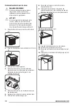 Предварительный просмотр 12 страницы Zanussi ZRG15807WA User Manual