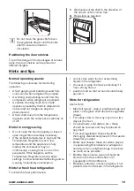 Предварительный просмотр 19 страницы Zanussi ZRG15807WA User Manual