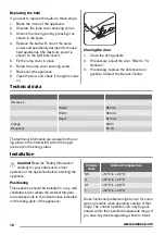 Preview for 18 page of Zanussi ZRG16600WA User Manual