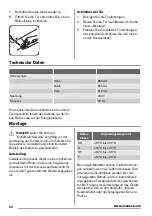 Preview for 40 page of Zanussi ZRG16600WA User Manual