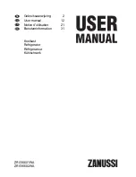 Zanussi ZRG16601WA User Manual предпросмотр