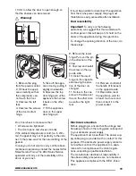 Предварительный просмотр 19 страницы Zanussi ZRG16601WA User Manual