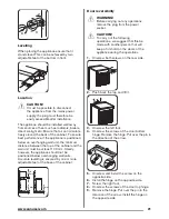 Предварительный просмотр 21 страницы Zanussi ZRG16605WA User Manual