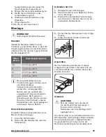 Предварительный просмотр 43 страницы Zanussi ZRG16605WA User Manual