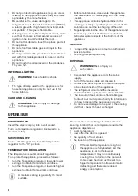 Preview for 4 page of Zanussi ZRG16605XV User Manual